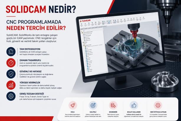 SolidCAM Nedir? CNC Programlamada Neden Tercih Edilir?
